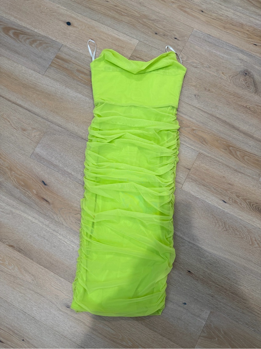 Michael Costello x REVOLVE India Midi Dress in Lime Green S - Picture 2 of 6